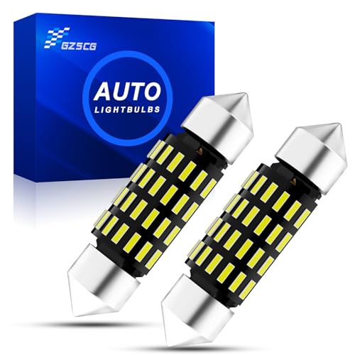 GZ5CG 36MM Soffitte Auto-Innenraumleuchten 320LM 6500K Gleichstrom DC 12/24V 2 Stück