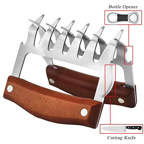 Meat Claws, Meat Shredder Claws Set of 2, Stainless Steel Meat Shredding Claws