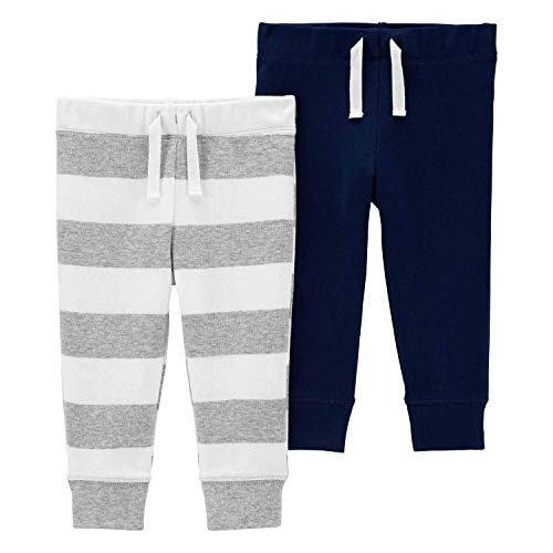 Image of Carter's Baby Boys 2-Pack Pull-On Pants Months
