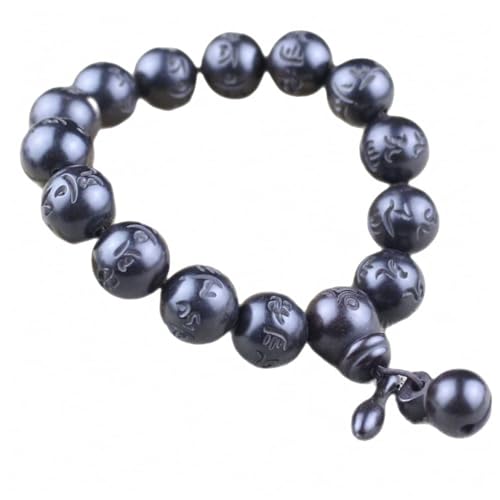 Tibetan Buddhist Mala Buddha Bracelet Natural Wood Bead Bracelet Om Meditation Yoga Prayer Bracelets