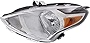 Evan-Fischer Headlight Assembly Compatible with 2015-2019 Nissan Versa Halogen Sedan CAPA Driver Side