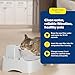 PetSafe Drinkwell Avalon & Pagoda Fountain Activated Carbon Filters - Better Hydration Choice - Long-Lasting Purity - Odor-Free Drinking - Universal Filter Replacement - 4 Pack