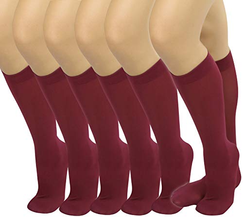 Image of ToBeInStyle Womens Pack of 6 Knee High Trouser Professional Socks