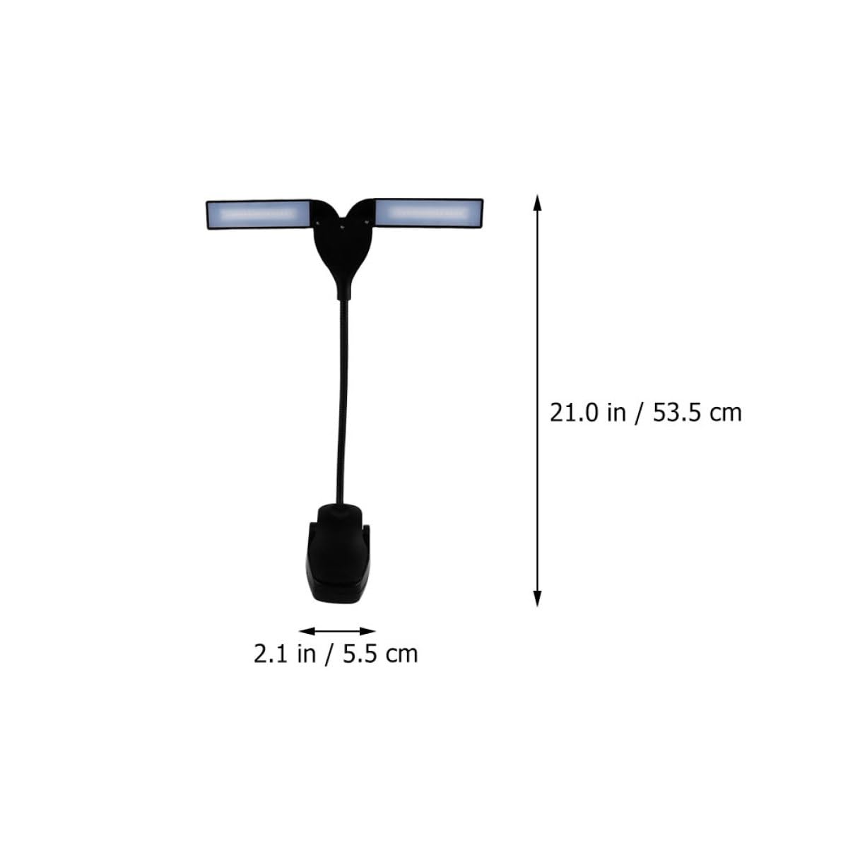 GALPADA Lampada da Lettura LED Clip Ricaricabile Luce Morbida per Spartiti Musicali e Pianoforte Protezione Occhi per Studio e Pratica Musicale
