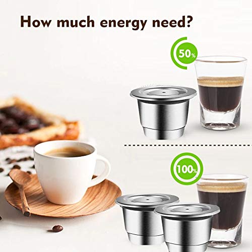 I Cafilas Reusable Coffee Pods With Tamper , Stainless Steel Refillable Coffee Espresso Capsules, Compatible With Original Line Brewers (Classic Version) #TOP4