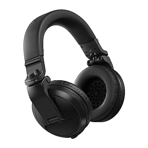 Pioneer DJ HDJ-X5BT Professional Bluetooth DJ Headphones - Black
