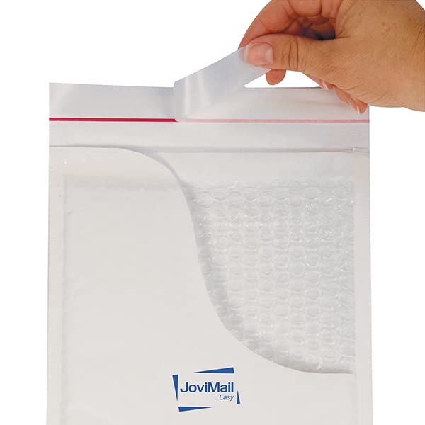 JOVIMAIL Easy, pikowana torba, wewnętrzna bąbelki, 100% nadająca się do recyklingu, wyprodukowana we Francji, 75g, 240 x 330 mm, na 100