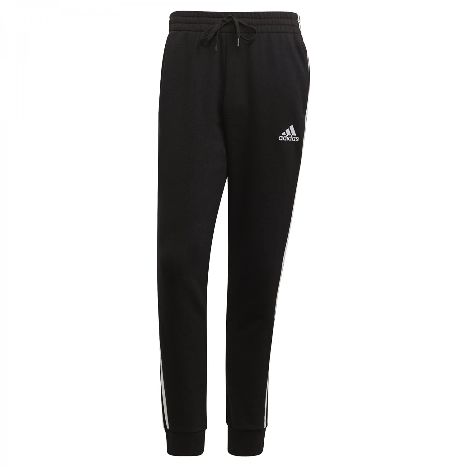 adidas Hombre Essentials French Terry Tapered Cuff Pants, black, M — view 28