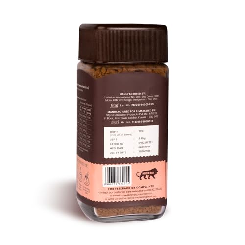 Image of Coorg Valley Premium Classic Instant Coffee 100g | 100% Pure Coffee | Freeze Dried | Bold & Strong Flavor