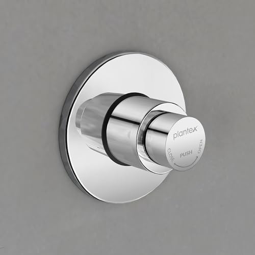 Image of Plantex Pure Brass 40mm Thread Diameter Metropole Flush Valve for Toilet /Toilet Flush /Flush Valve for Urinal Commercial and Residential Use -(ALD-1302-Chrome)