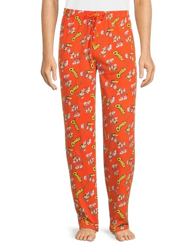 Cheetos Pajama Pants Mens Chester Cheetah All Over Print PJ Bottoms