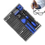 Präzisions-Schraubendreher-Set, 160 in 1, tragbares Reparaturwerkzeug mit Etui – Elektronisches Schraubendreher-Set – für Telefon, Uhr, Brille, Computer, elektronische Geräte, Zuhause, Werkstatt