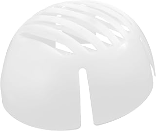 Cabilock Casco Anticolisión Abs Transpirable Para Protección Laboral, Carcasa Blanca Ventilada Inserto, Accesorio Resist...