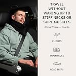 trtl Pillow - Scientifically Proven, Super Soft Neck Support Travel Pillow for Sleeping - Lightweight and Machine Washable - Ergonomic Design for Traveling on Airplanes, Cars, and Trains - Black - Image 5