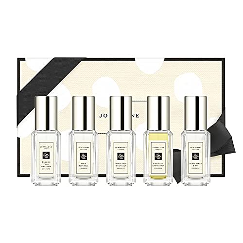 Image of Jo Malone Cologne Collection: English Pear & Freesia, Wild Bluebell, Wood Sage & Sea Salt, Lime Basil & Mandarin, Blackberry & Bay,. 9ml each