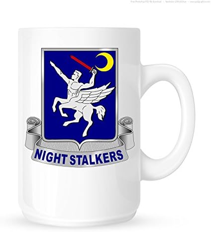 Army Night Stalkers Coffee Mug Army Mug Military Gifts 15OZ (ARMYCOFFEMUG64)