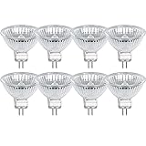 💡【ALTO BRILLO】- La bombilla halógena regulable GU5.3 puede proporcionar colores brillantes y efectos de calentamiento adicionales. Emite una luz suave en todas las direcciones y puede iluminar cualquier lugar de la casa.