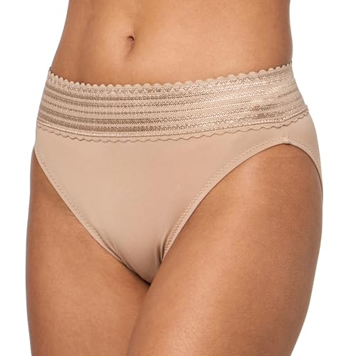 Image of Warner's Women's No Pinching No Problems Dig-free Comfort Waist With Lace Microfiber Hipster 5609j, Retired Colors