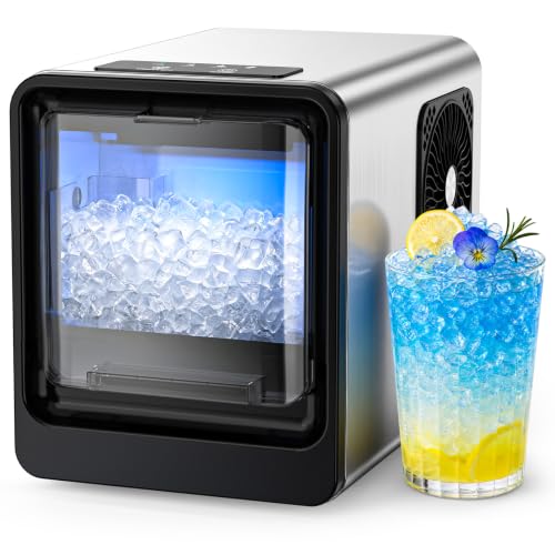 Image of Electactic Nugget Ice Maker Countertop with Auto Water Refill, 35lbs /Day
