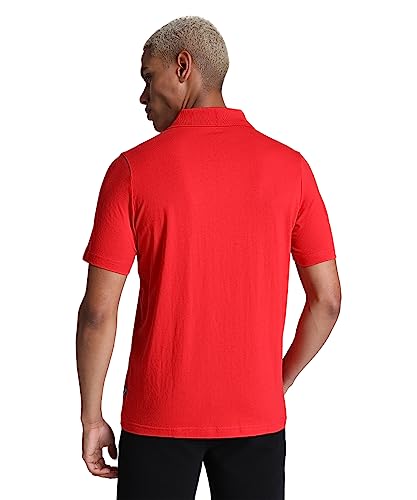 Image of Puma Mens ESS Jersey Polo, High Risk Red, S (67778811)