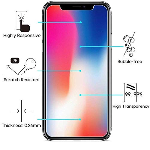 Kit 3x Películas Protetoras de Vidro Apple iPhone XS, Tela 5.8 Polegadas, Total Transparente