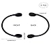 PandaHall 3 pares (6 piezas) 16.5 pulgadas asas de cuero bolso bolso...