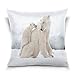 Use7 Throw Pillow Case Housse de Coussin carrée Housse de Coussin Hipster Polaire Ours Canapé Lit Taie d'oreiller Housse de Coussin Double Face, Tissu, Multicolore, 40 x 40cm/16 x 16 inches