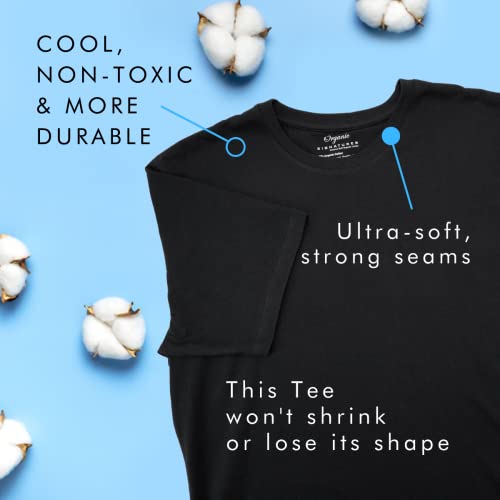 Crewneck 100% Certified Organic Cotton, Soft Shirts for Men4