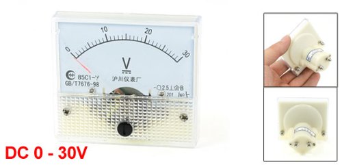uxcell 85C1-V Class 2.5 Analog Voltage Meter DC 0-30V Voltmeter
