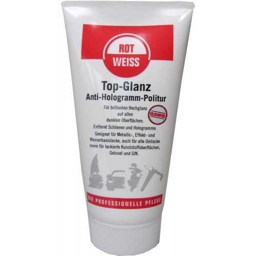 Antihologramm-Politur Rotweiss 150ml für Autolackpflege