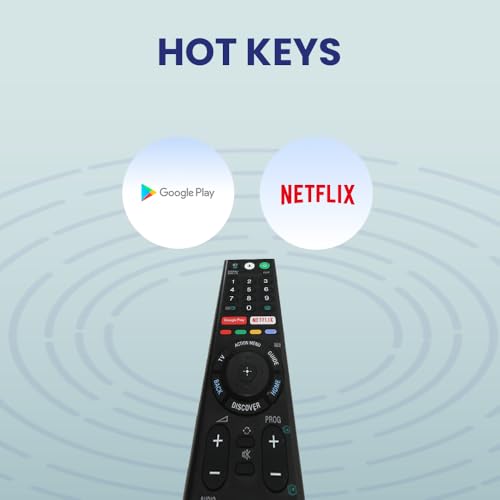 Image of LED 268 Voice Command Compatible with Sony 4K Smart LED UHD OLED QLED Android Bravia TV Bluetooth Remote Control Replacement of Original RMF