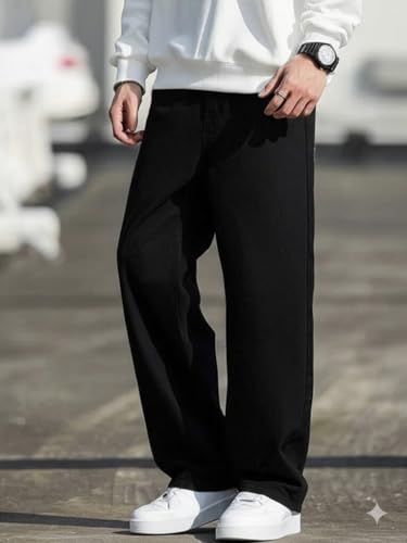 Image of DAIME Mens Regular Fit Baggy Jeans (DYM-218)