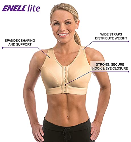 ENELL Women's Lite Full Coverage Sports Bra (101)3