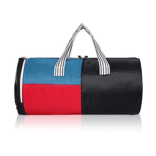 Image of SPENZ Bags Polyester 28L Water Resistant Sports Duffel Gym Bag for Men & Women with Shoe Compartment
