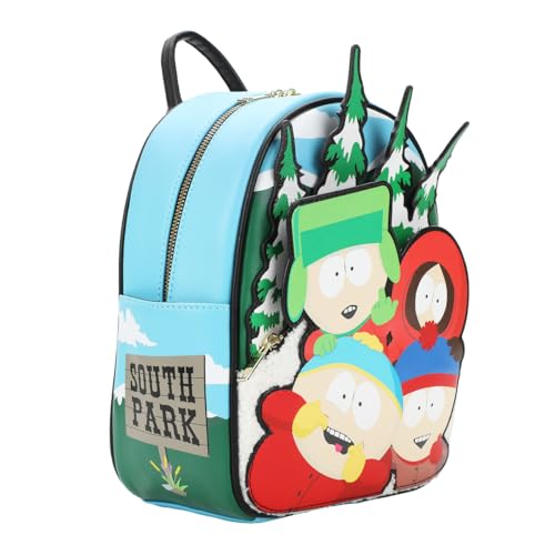 Bioworld South Park Stan, Kenny, Cartman, and Kyle 10.5" Mini Backpack2