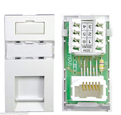 K M Electronics® BT Telephone Secondary Slave Extension Voice FACEPLATE Module 50MM X 25MM