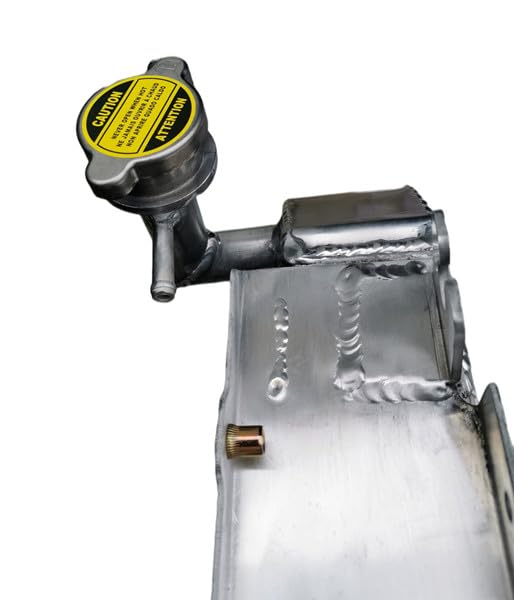Radiatore in alluminio a 3 righe per Nissan Patrol 2.8L/4.2L Diesel TD42 e 3.0L benzina GQ Safari Y60 1987-1997 MT 1988 1989 1990 1991 1992 1993 1994 1995 1995 1996. -