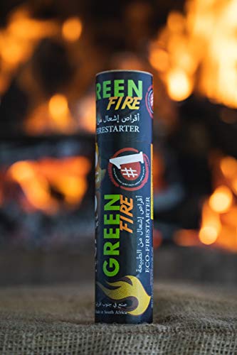 Green Fire Eco Firelighters, Fire Starter for charcoals and woods BBQ Firelighter