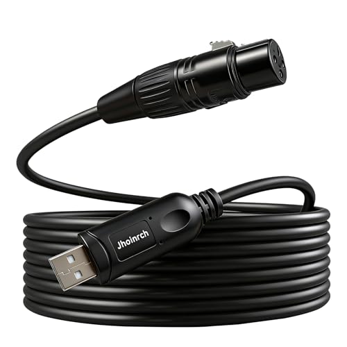 Jhoinrch USB to DMX Interface Cable 10FT with FT232RNL Chip