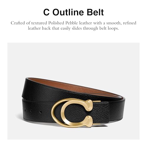 Coach 38 mm Sized C Outline Belt2