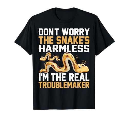 Funny Ball Python Snakes Reptil Cita Para Herpetólogos Camiseta