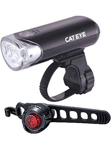 CatEye EL135 Front and Orb Rear Light Set,Black