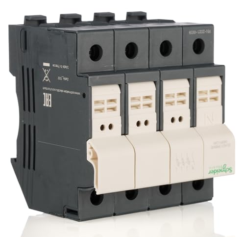 Portafusi 3P/N 25A porte-fusible compact 8,5 X 31,5 haute isolation
