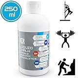 VERGISS HANDSCHUHE Durch das Liquid Chalk werden Handschuhe überflüssig. Du hast ein besseres Griffgefühl, rutscht nicht mehr ab und kannst Übungen sauber ausführen.