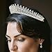 Didder Silver Tiaras and Crowns for Women Girls Birthday Wedding Tiara and Crown for Bride Stunning Rhinestone Tiara Headband Pageant Prom Queen Crown Quinceanera Halloween Party Costume Princess
