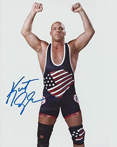 KURT ANGLE - WWE/WWF Wrestling Legend GENUINE AUTOGRAPH