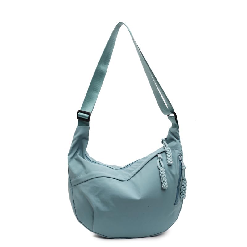 Sac demi-lune multi-poches GSenhui en nylon résistant avec bandoulière
