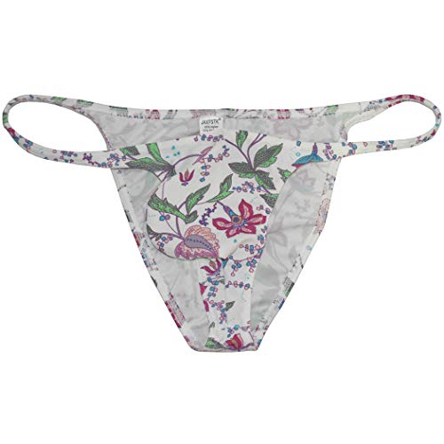 OROCOJUCO Mens Sports Cheeky Briefs Underwear Bulge Bikini Low-rise Swimwear String Posing Trunks2