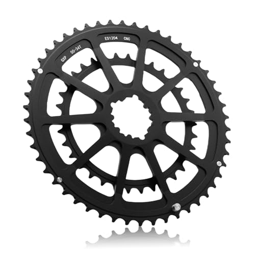 Disque chaîne vélo route double plateau de remplacement contre l'usure
