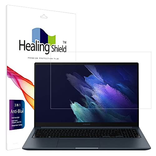 Healingshield XLV[tیtB Screen Protector Eye Protection Anti UV Blue Ray Film Compatible with Galaxy Book NT761XDZ
